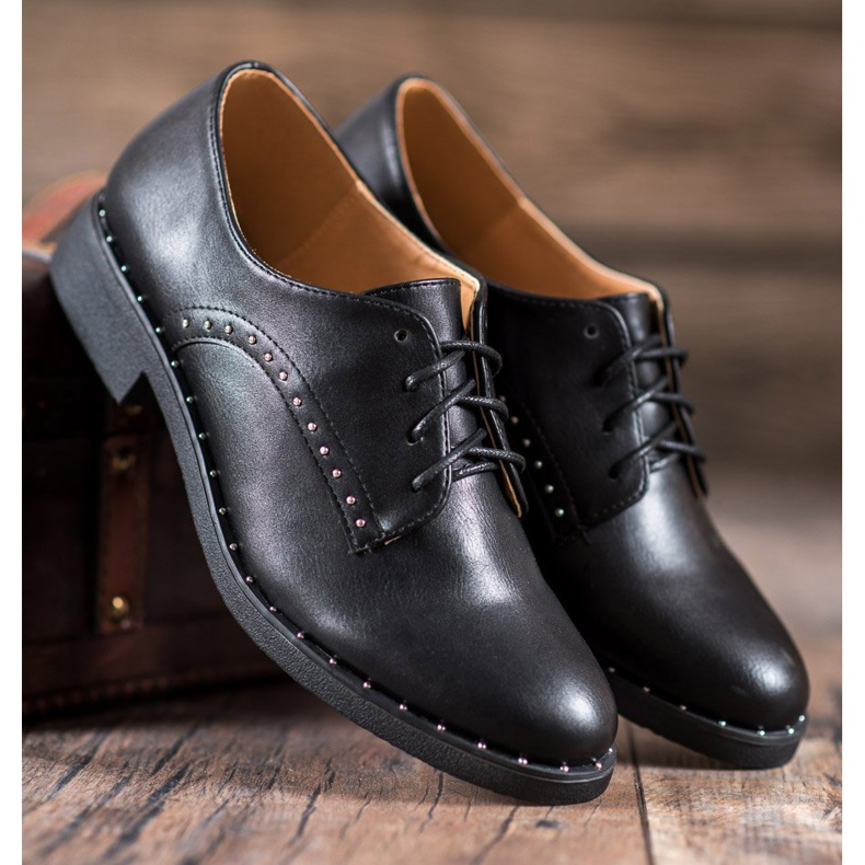 Danic Cipele s kubnim cirkonijem crna 1