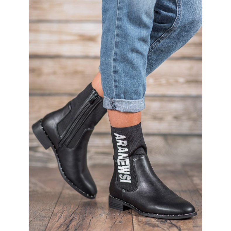 VINCEZA visoke čizme crno 2