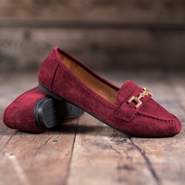 Abloom Suede Lords s ukrasom crvena 1