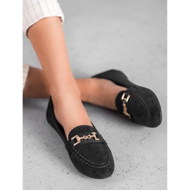 Abloom Suede Lords s ukrasom crno 1