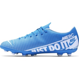 Nike Mercurial Vapor 13 Club FG / MG M AT7968-414 nogometne cipele plava plava 2