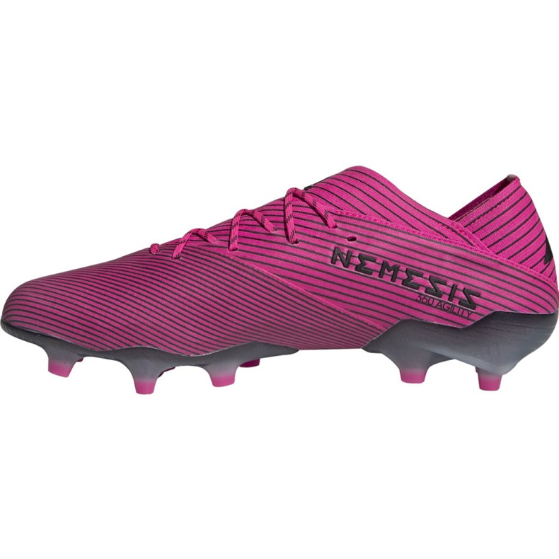 Kopačke Adidas Nemeziz 19.1 Fg M F34407 ružičasta ružičasta 1