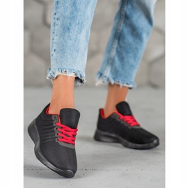 SHELOVET Crne sportske cipele crno 2