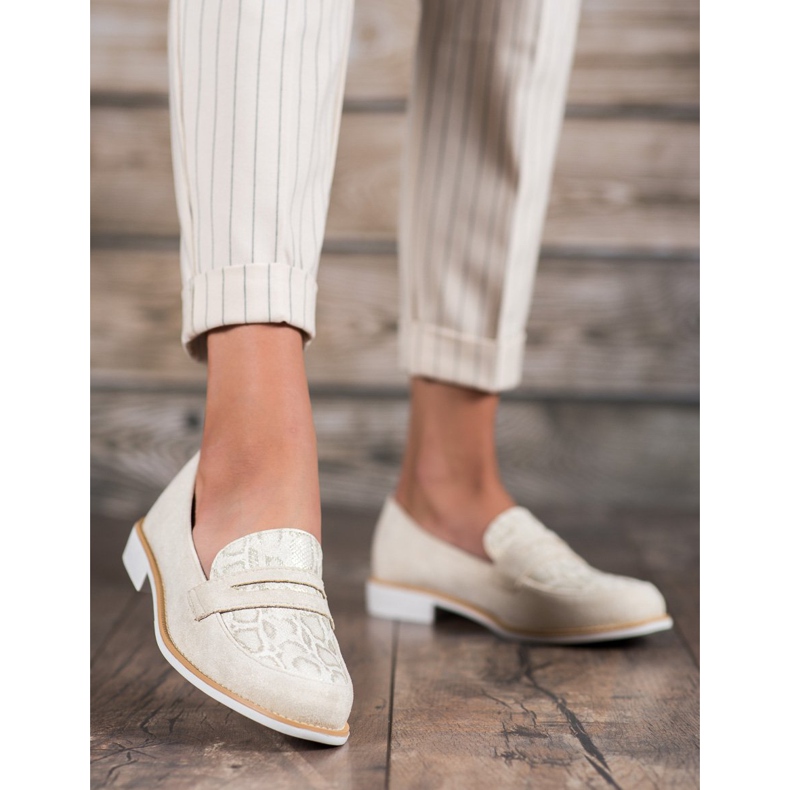 Bestelle Mokasine sa sjajem smeđa 1