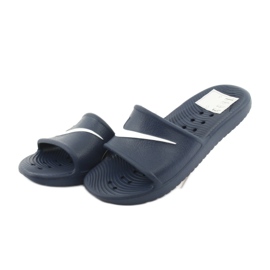 Nike Kawa Tuš 832528 400 papuče bijela mornarsko plava 3