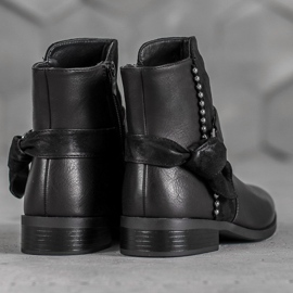 SDS Crne ženske čizme crna 2