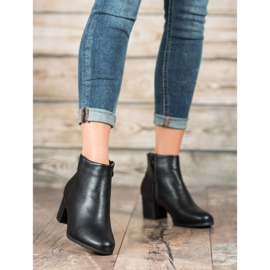 SHELOVET Klasične čizme od eko kože crna 1