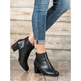 SHELOVET Klasične čizme od eko kože crna 2