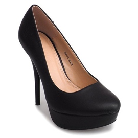 Crpke Stilettos na platformi S3477-5 Crna crno 1