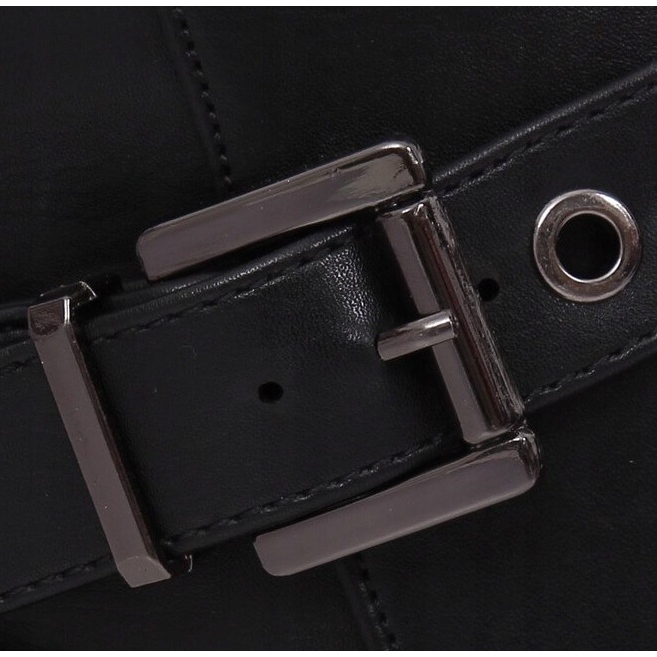 Crne ženske čizme Chelsea KL-578 Crna crno 2