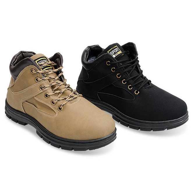 Tople čizme A-8 Crne s krznom crno 1