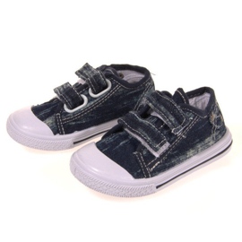 Dječje uniseks tenisice s čičkom K3701 Plava 1