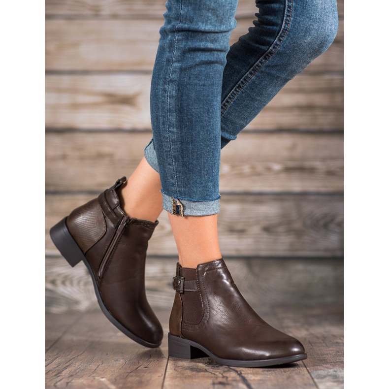 Anesia Paris Ženske niske čizme smeđa 2