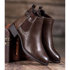 Anesia Paris Ženske niske čizme smeđa 1