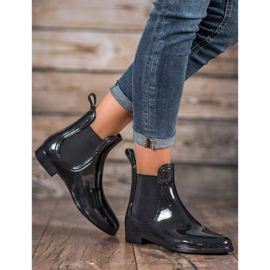 SHELOVET Lakirane galoše crno 2