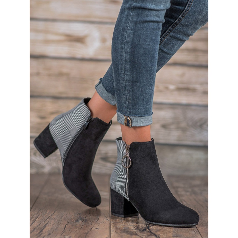 Filippo Čizme s uzorkom crno 1