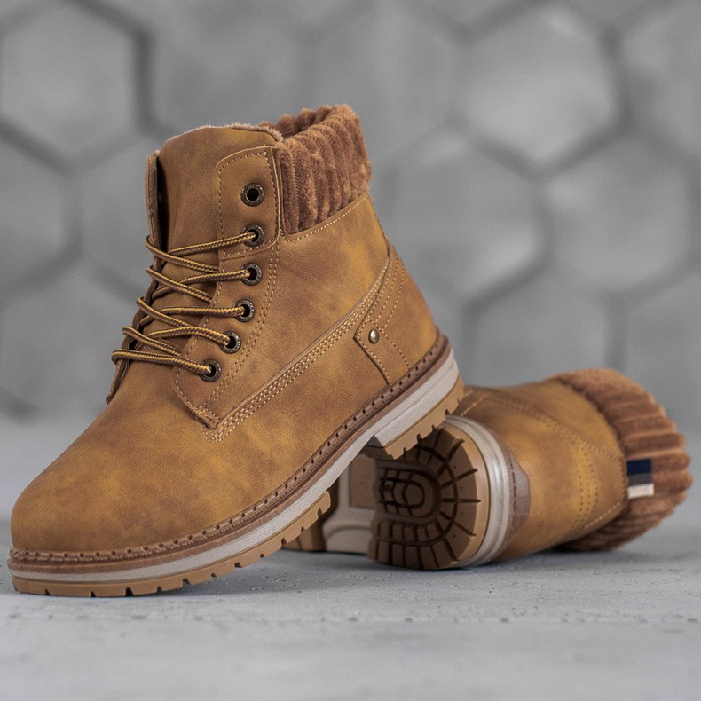 SHELOVET Modni Traperi smeđa 1