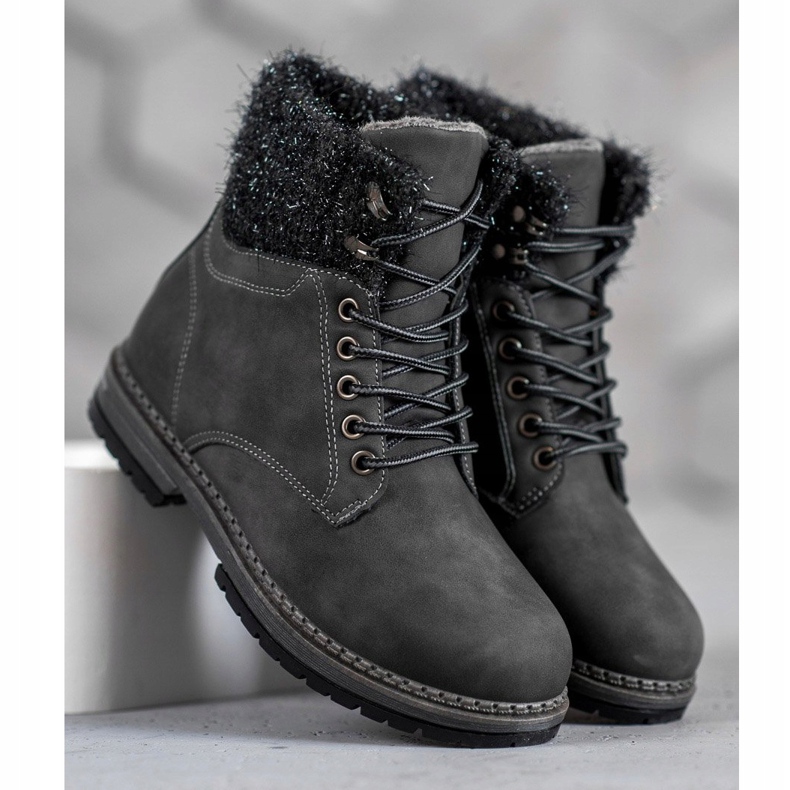 SHELOVET Traperi sa sjajem crno 1