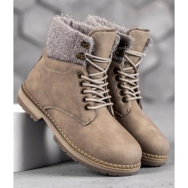 SHELOVET Traperi sa sjajem bež 1