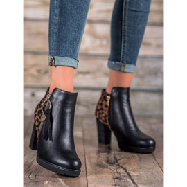 Filippo Ženske čizme s leopard printom crna višebojan 1