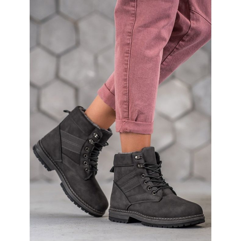 SHELOVET Zimske čizme sive boje siva 1