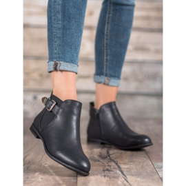 Sixth Sense Čizme s eko kožom s kopčom crno 1