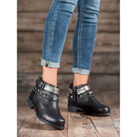 Forever Folie Čizme sa kamenčićima crna 2