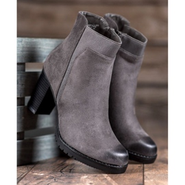 S. BARSKI Ženske sive čizme siva 2