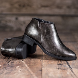 M.Daszyński Čizme na ravnu petu siva 1