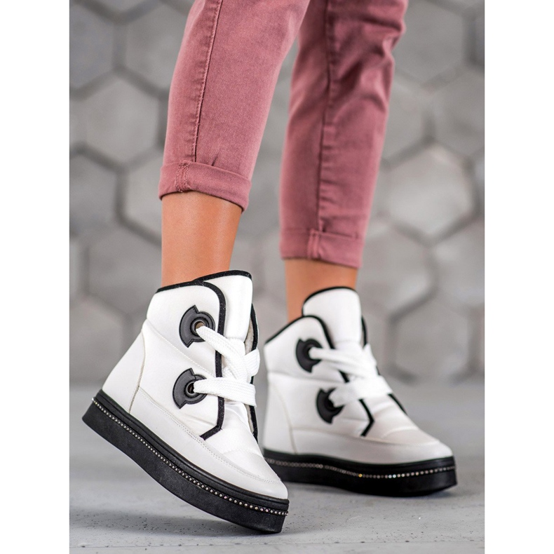 Weide Bijele čizme za snijeg bijela 1