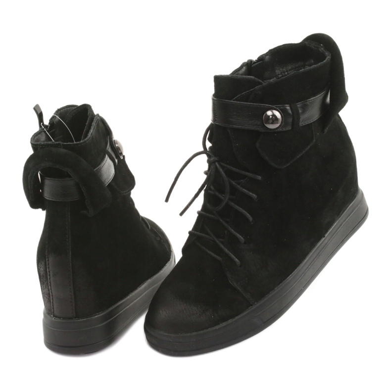 M.Daszyński Crne tenisice s patentnim zatvaračem 143 crna 4