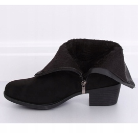 Crne kaubojske čizme za žene 8035-GA Crne crno 1