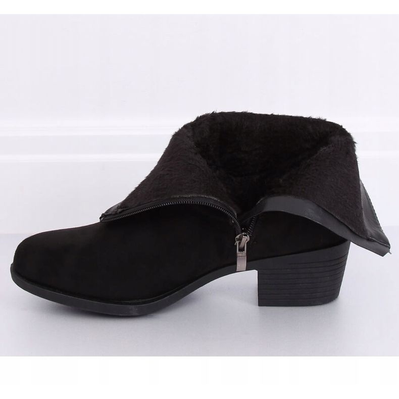 Crne kaubojske čizme za žene 8035-GA Crne crna 1