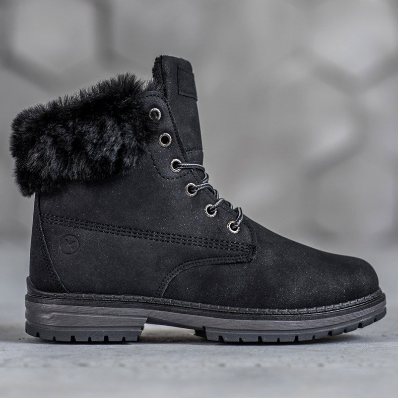 MCKEYLOR Glitter čizme crno 2