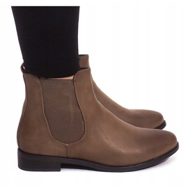 Tople čizme ZH672-1 Khaki kaki 1