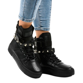 Crne ravne tenisice Y-205 crno 1