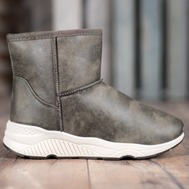 SHELOVET Udobne čizme za snijeg višebojan zelena 1