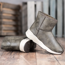 SHELOVET Udobne čizme za snijeg raznobojna zelena 2