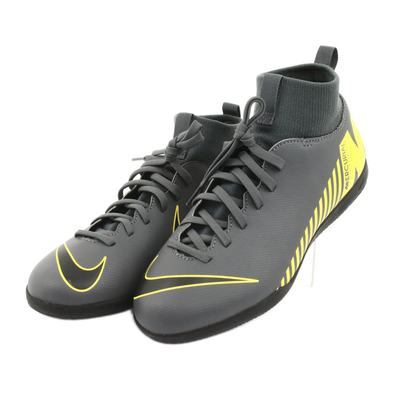 Unutarnje cipele Nike Mercurial Superfly X 6 Club Ic Jr AH7346-070 siva 3
