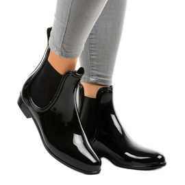 Crne kratke gumene čizme ZA-3 crna 2