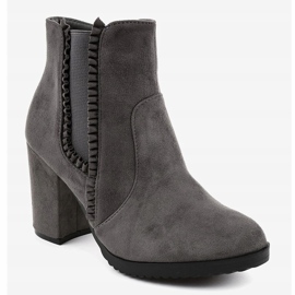 Sive antilop čizme na stupu A-762 siva 1