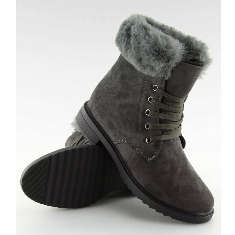 Sive izolirane čizme MP-37 Grey siva 2