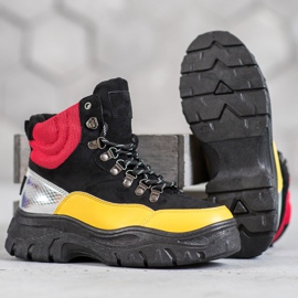 Čizme VICES na vezanje višebojan 1