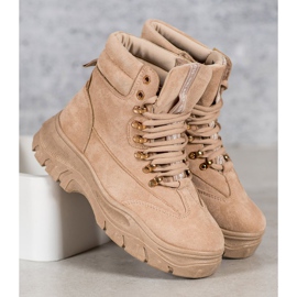 Čizme Na platformi VICES smeđa 1