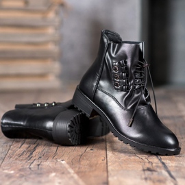 Groto Gogo Čizme s rebrima crna 1