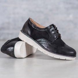 VICES cipele od antilopa crna 1