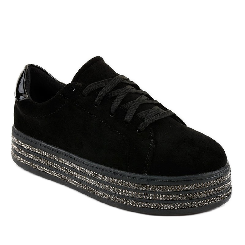 Crne tenisice ukrašene ženskim G280 crno 1