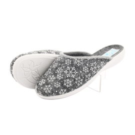 Adanex papuče od pahuljice od filca 24215 bijela siva 4