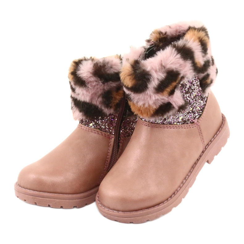 American Club Djevojke u leopard printu GC45 Pink Leopard Print ružičasta 3