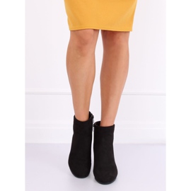 Crne čizme na visoku petu G-7656 Crna crno 1